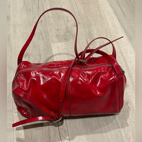 Zara Red Bowling Bag - Picture 2 of 5
